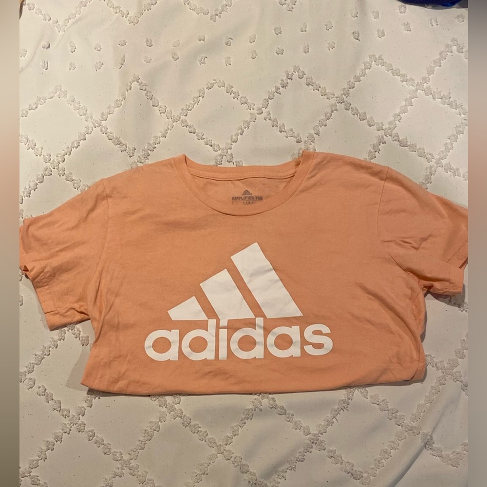 Womens adidas (peach) tshirt size M